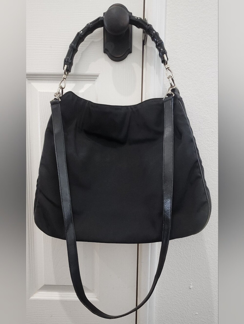GUCCI BAMBOO 2WAY HANDBAG